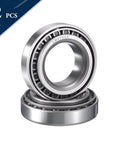 2 Pack LM67048/10 Tapered Roller Bearing Cone and Cup Set, 1.25" Bore 2.328" OD 0.625" Cup Width, Chrome Steel Taper Bearings Set, ABEC-3