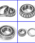 L44643/L44610 Tapered Roller Bearing Cone and Cup, 1.0000" Bore x 1.9800" OD x 0.5906" Thick Chrome Steel Taper Set A14 Bearings JD8933 JD8253 - Trailer Wheel Bearing Kit