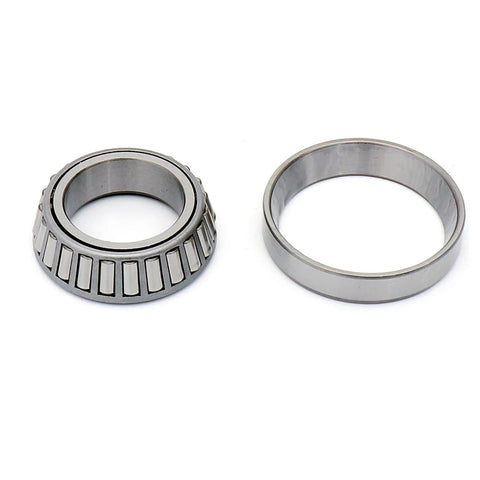 L68149 L68111 Tapered Roller Bearing Cup and Cone Set SET17, Set of 2, chrome steel, front view