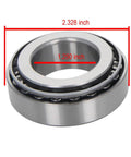 LM67048 LM67010, ID 1.250" x OD 2.328" SET6 Tapered Roller Bearings Set of 4, showing size dimensions in inches