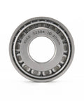 Front view of a chrome steel 2 Pcs 32304 Tapered Roller Bearings Cone And Cup Set 20x52x22.25mm built for heavy duty use.