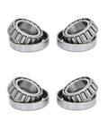 4 Sets Wheel Bearings - L44649/L44610 - ID 1.0625" x OD 1.980", Tapered Roller Bearings Cup and Cone, for 2,000 lb Trailer Axles