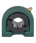 Tapped Base Pillow Block Bearing Cast Iron Non Expansion Three Quarter Inch Bore front view