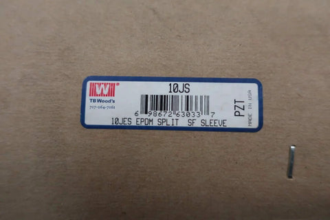 Sure Flex 10JS EPDM Split Sleeve For Industrial Belts And Machinery 10JES Compatible TB Woods D808809 Identifier label
