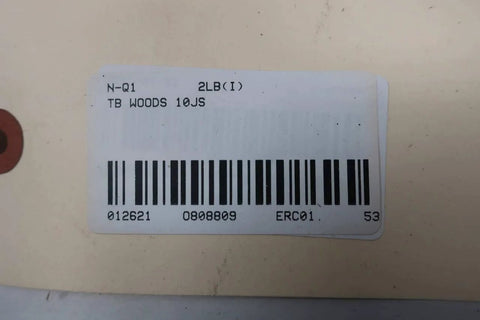 Sure Flex 10JS EPDM Split Sleeve For Industrial Belts And Machinery 10JES Compatible TB Woods D808809 product label