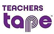Teacher Tape Pads Double Sided Removable Foam Tape For Wall Mounting 96 Pieces Per Pack logo in purple letters