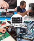 580 PCS M3 Black Nylon Standoff Kit with Spacers, Screws, and Nuts used in various electronics and computer builds