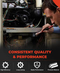 Technician installing Half Horsepower Blower Motor For Nortek Nordyne Intertherm Miller Maytag Frigidaire Gas Furnaces 622686 622639 622500R ZWK702B5388701 Drop In Replacement