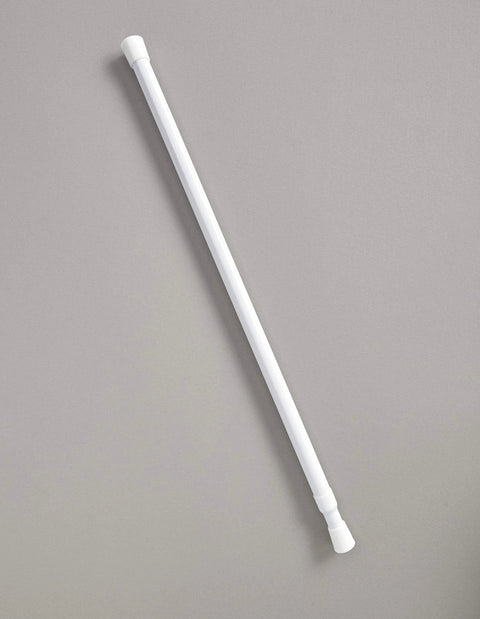 Telescopic Door Security Bar With Rubber Ends For Friction Adjustable From 26 To 48 Inches In Durable Steel And PVC Provides An Extra Layer Of Home Safety For Sliding Doors And Windows Easy To Install With Clear Instructions