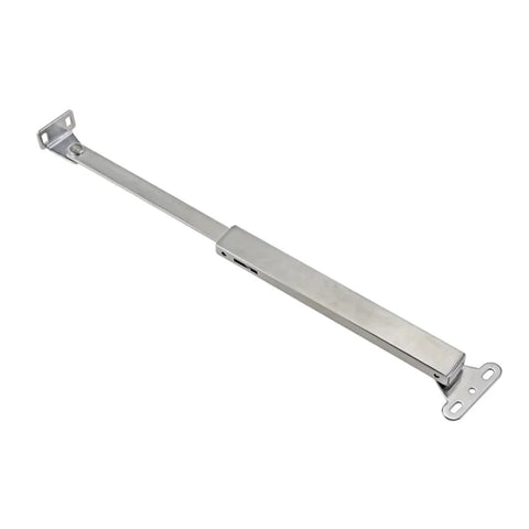Upward Opening Telescopic Sliding Door Support Rod 304 Stainless Steel Mechanical Limit Pull Rod 1 Piece, side view.