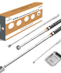 Five Piece Telescoping Magnetic Pickup Set with Rustproof Tray Delivers Strong Neodymium Pull From 4.6 To 30.9 Inches in packaging.