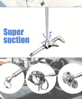 Telescoping Magnetic Pickup Tool 2 Pack With 8Lb And 2Lb Magnets for Mechanics shown in use retrieving metal parts