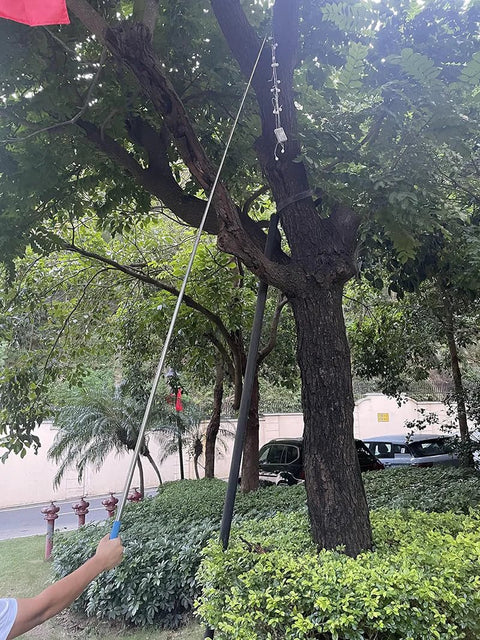 Using Extends from 13.75 in to 120 in for effortless reach, this telescoping magnetic pickup tool to retrieve item from tree.