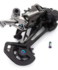 Terske Titanium Bolt Kit fits Shimano XTR/XT/SLX/Deore Mountain Rear Derailleur showing limit screws and pulley wheel