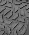 Close-up of compact textured foam roller for muscle recovery and massage, highlighting the 12-inch by 4-inch dimensions and texture.