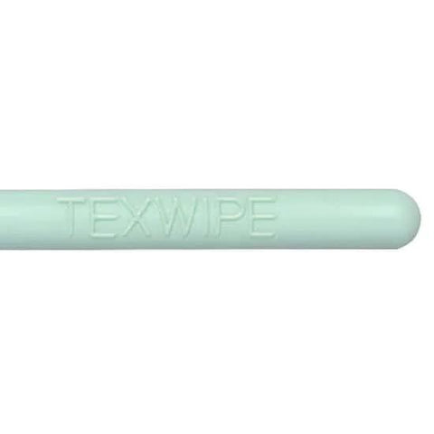 Close-up of the polypropylene handle of Micro Absorbond Cleanroom Swab With 0.39 Inch Knit Polyester Tip And Polypropylene Handle, TX759B By Texwipe