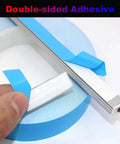 0.5 Inch By 66 Feet Heavy Duty Thermal Double Sided Tape With Industrial Grade Silicone Adhesive being used for mounting LED strips