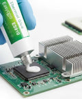 Applying Thermal Glue 30G Silicone Thermal Conductive Adhesive For GPU VRM VRAM LED Heatsink IC Chips on a circuit board