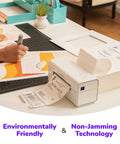 Direct Thermal 4x6 Shipping Labels Pack of 500 Fanfold Perforated With Strong Adhesive Commercial Grade USA Made on desk