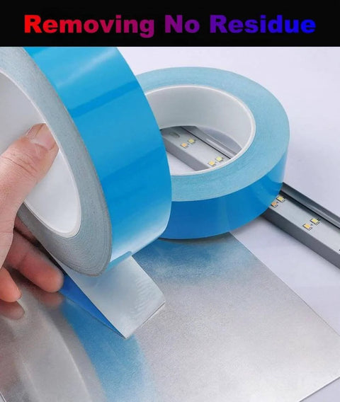 0.5 Inch By 66 Feet Heavy Duty Thermal Double Sided Tape With Industrial Grade Silicone Adhesive For High Heat, LED strips shown.