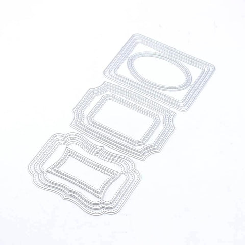 ATC Cards Die Set For Scrapbooking And DIY Card Making, Metal Cutting Dies And Stencils For Embossing, Works With Most Die Cutting Machines
