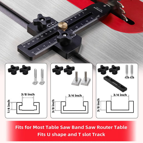 Thin Rip Jig For Table Saw And Band Saw Easy To Use Guide For Repetitive Narrow Strip Cuts In Woodworking Fits T Slot And U Slot