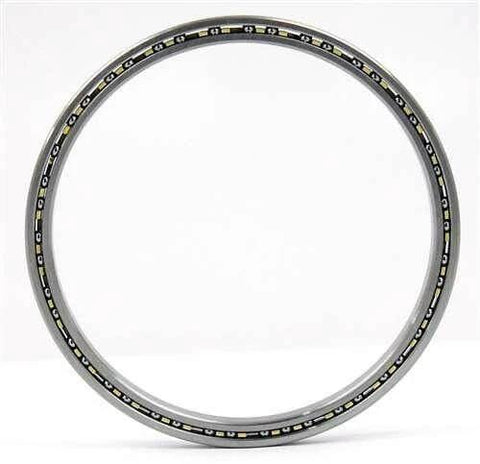 VG042CP0 Thin Section Bearing 4-1/4" x 6-1/4" x 1 inch with brass cage and chrome steel material, open design.