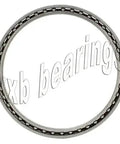 2-1/2" x 3" x 1/4" Thin Slim Section Ball Bearing VA025CP0 side view showing chrome steel construction and design.