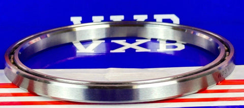 3" x 3-1/2 x 1/4" Slim Section Thin Ball Bearing VA030CP0 side view, showing chrome steel and brass construction.