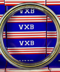VF065CP0 Thin Section Bearing 6-1/2" x 8x3/4" inch showing chrome steel with brass cage.