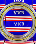VG050CP0 Slim Thin Section Ball Bearing 5" x 7" x 1" inch with brass cage and chrome steel in circular view.