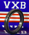 VA015CP0-2RS Thin Section Sealed Bearing ID 1-1/2" OD 2" Width 1/4" inch side view showcasing rubber seals.