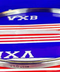 VA065CP0 Thin Section Slim Ball Bearing 6-1/2" x 7" x 1/4" inch side view showcasing chrome steel and brass cage.