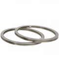 160x182x10mm Thin Section Thrust Ball Bearing - three rings showcasing precision engineering.