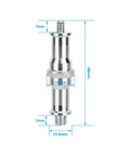 1/4 Inch To 3/8 Inch Male Thread Converter Adapter Spigot Set For Studio Lighting Accessories metal measurements