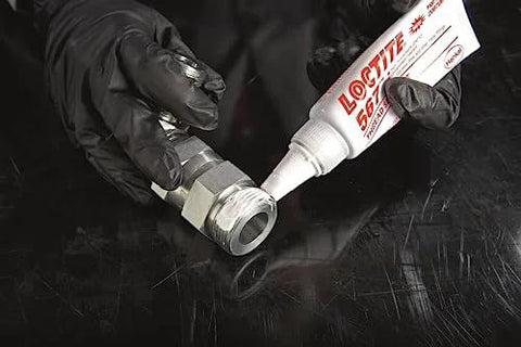 Application of Low Strength Thixotropic Methacrylate Thread Sealant For Stainless Steel And Metal Fittings with 50mL tube on metal threads