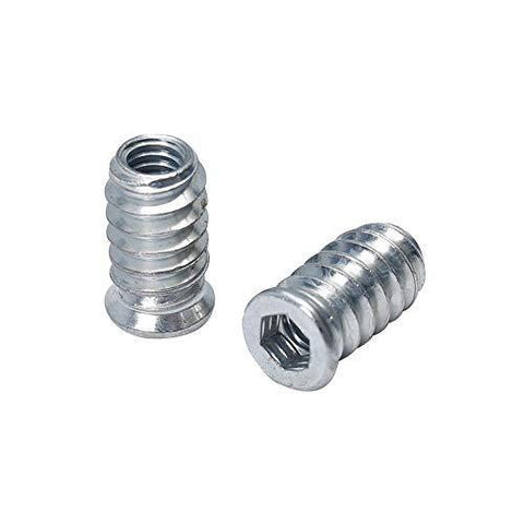 Threaded Inserts for Wood 1/4-20 Furniture Screw in Threaded