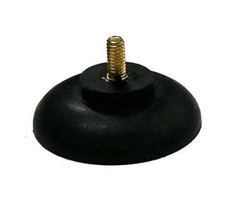 Heavy Duty Neoprene Threaded Suction Cup Set Of Four One And A Half Inch Diameter Molded From Solid Neoprene Brass Threaded