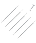 Threadless Piercing Taper Kit Dope Gear 20G 0.8mm 18G 16G Stainless Steel Insertion Pins For Lip Nose Monroe Ear Cartilage Tragus Helix