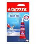 Package of Removable Thread Locker Blue 242 for Nuts Bolts and Fasteners Medium Strength Prevents Loosening and Corrosion 6 ml