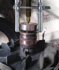 Three Inch Two Jaw Bearing Puller Tool Set With Adjustable Carbon Steel Mandrel Gear Pulley And Flywheel Remover in use