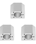 Three Piece Aluminum Ballscrew Nut Housing Seat Mount Bracket Set With 28mm Inner Diameter For SFU1604 1605 1610 Ballscrews CNC