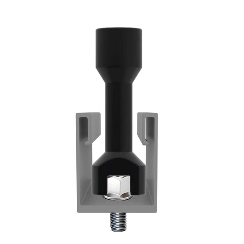 Front view of Three Quarters Inch Strut Socket With One Half Inch Drive For One And Five Eighths Inch Wide Strut Channels Heat Treated Alloy Steel Forging