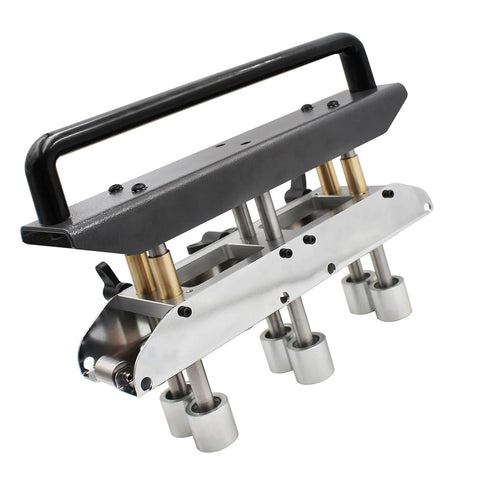 Three Station Edge Roller Bender For Sheet Metal Bending 0 To 90 Degree Angles And 13 To 130 Millimeter Bead Roller Capacity
