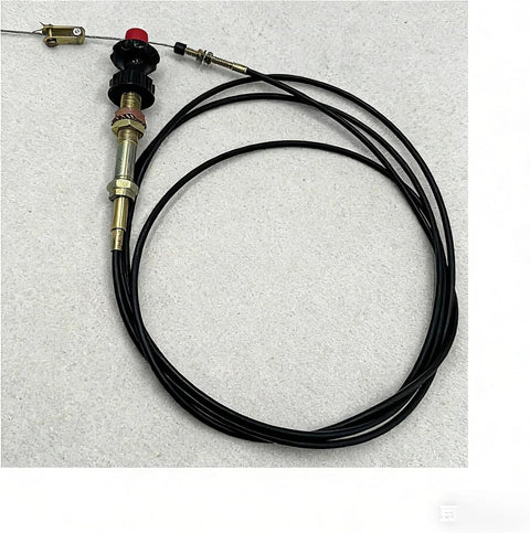 Heavy Duty Locking Throttle Cable 15ft Adjustable Kit for truck equipment with stainless steel core
