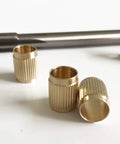 Throttle Shaft Bushing Repair Kit for Carburetors Five Sixteenth Shaft With Eight Brass Bushings and One Reamer shown with tools