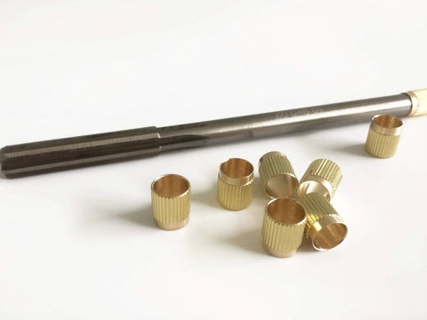 Pro Grade Throttle Shaft Bushing Repair Kit For Three Eighths Carbs, Includes Eight Brass Bushings And One Carbon Steel Reamer