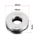 Thrust Ball Bearings 10mm Bore 24mm Outer Diameter 9mm Width Chrome Steel AISI 52100 ABEC 3 Single Row Set Of 2
