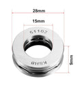 Thrust Ball Bearing Set 15mm Bore 28mm Outer Diameter 9mm Width Chrome Steel ABEC3 Single Row Three Piece Pack dimensions diagram