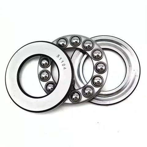 Thrust Ball Bearing 2 Pack 51105 Plane Axial Ball Bearings 25mm Bore 42mm Outer Diameter 11mm Width Chrome Steel 52100